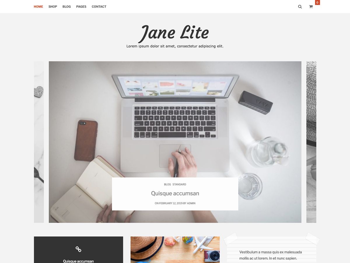 jane-lite free wordpress theme
