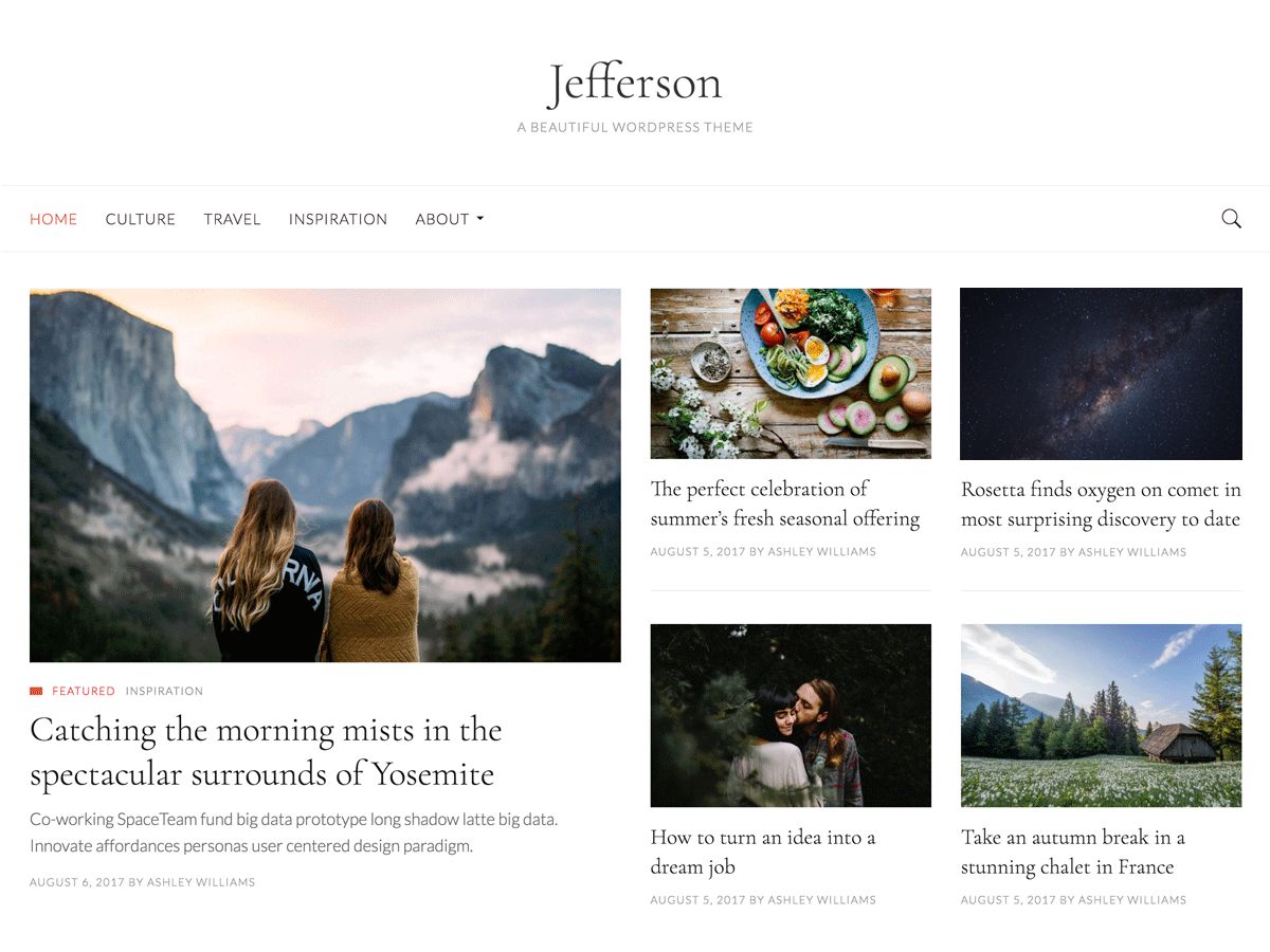 jefferson free wordpress theme