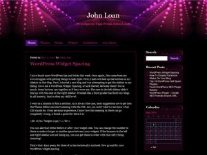 johnloan free wordpress theme