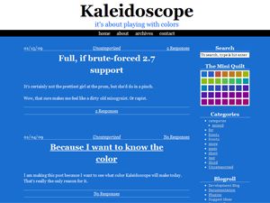 kaleidoscope free wordpress theme