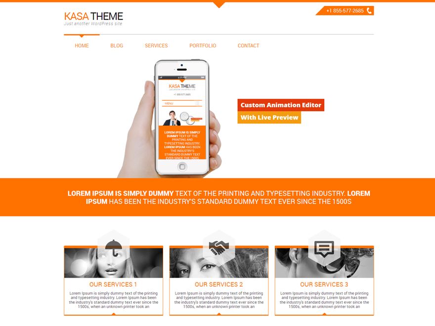 kasa free wordpress theme