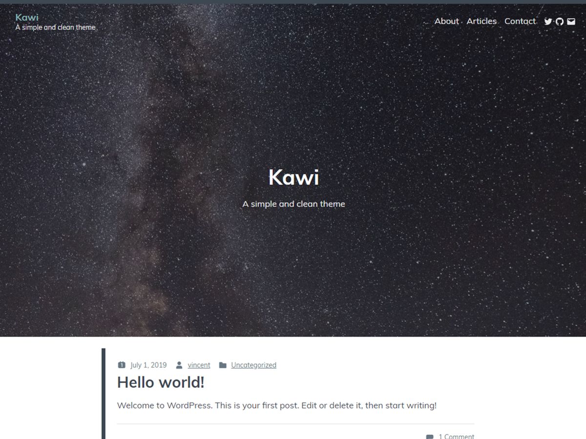 kawi free wordpress theme