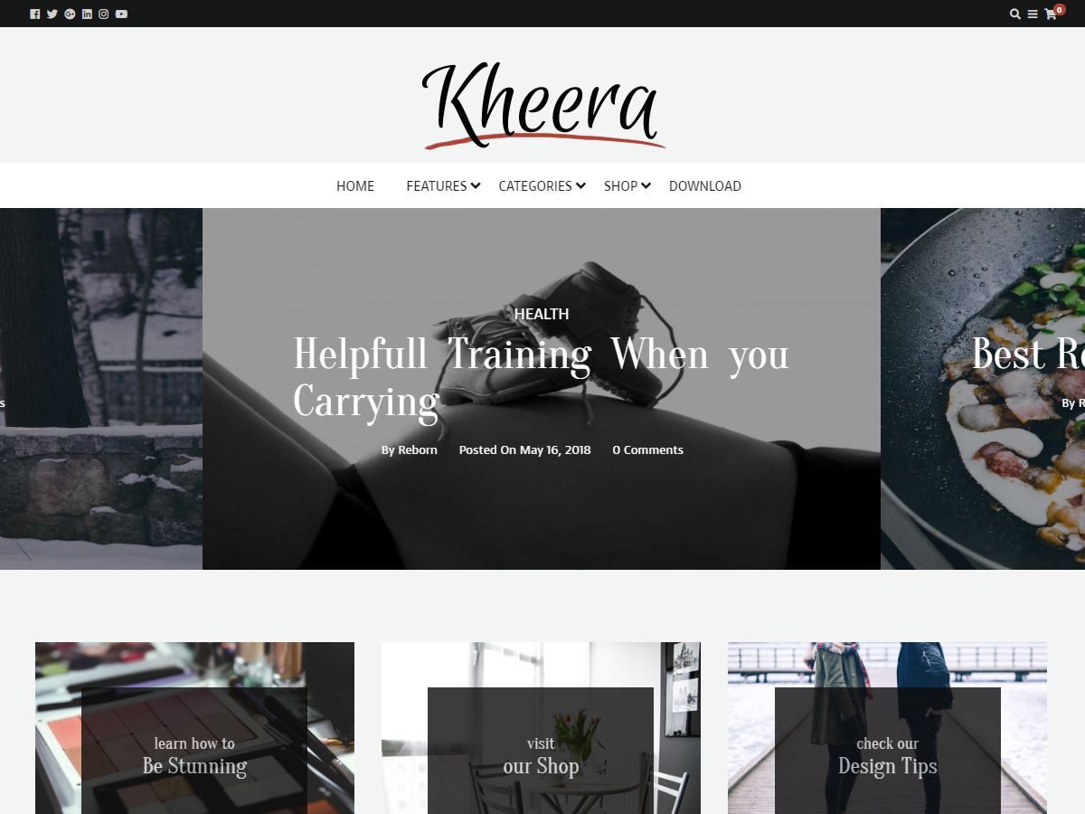 kheera free wordpress theme