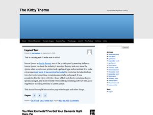 kirby free wordpress theme