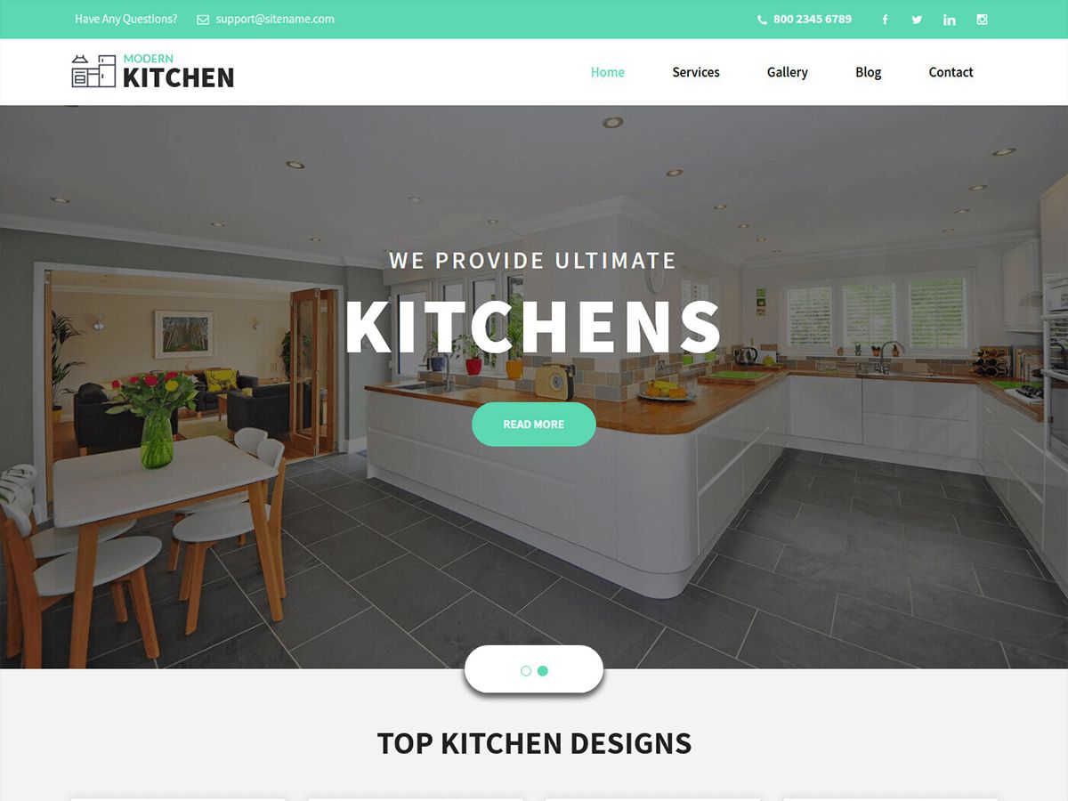 kitchen-design free wordpress theme