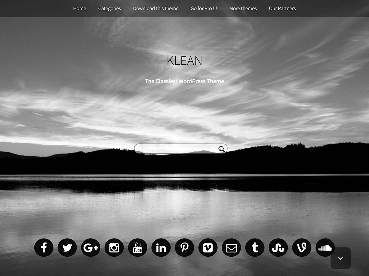 klean free wordpress theme