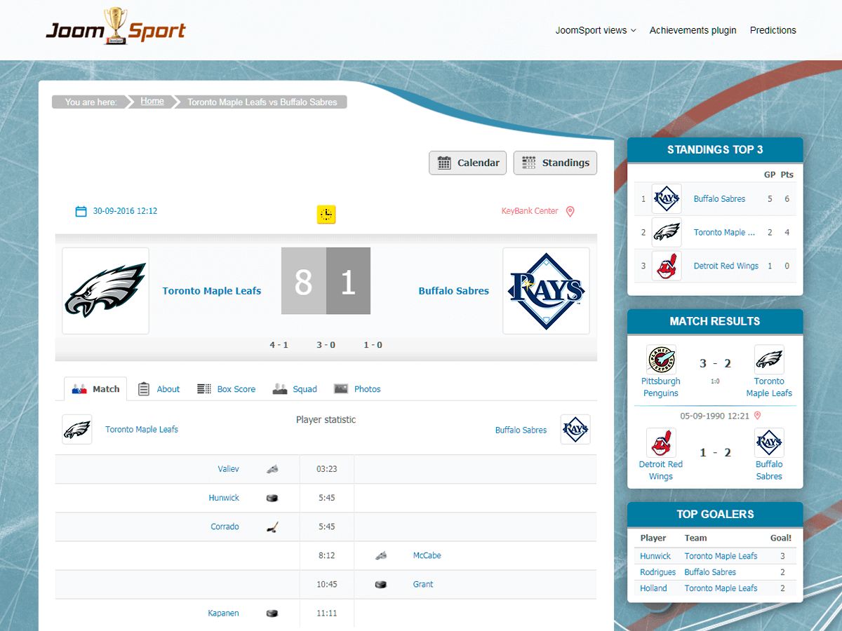 kodiak-hockey-sport free wordpress theme