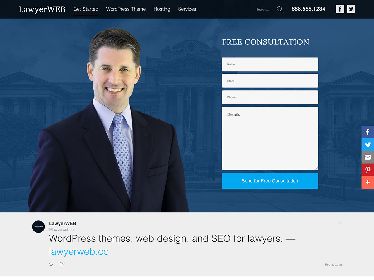 lawyer-wp free wordpress theme