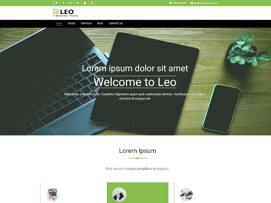 leo free wordpress theme