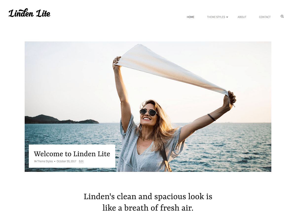 linden-lite free wordpress theme