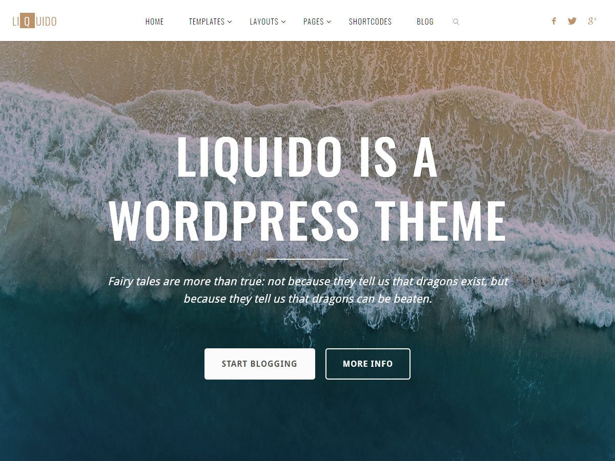 liquido free wordpress theme