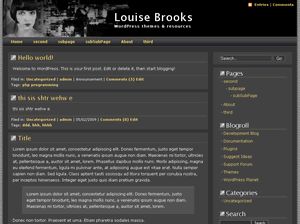 louisebrooks free wordpress theme