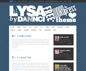 lysa free wordpress theme
