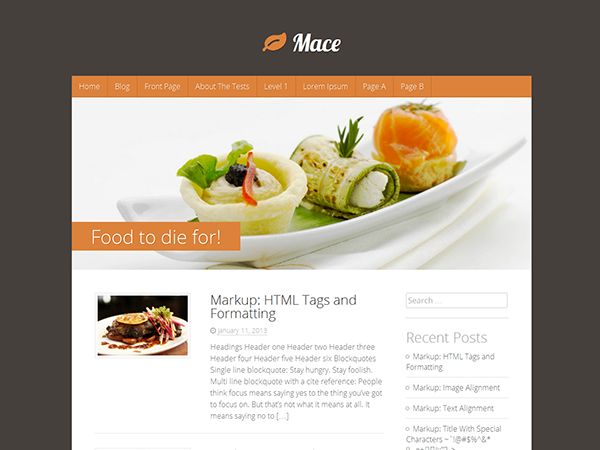 mace free wordpress theme