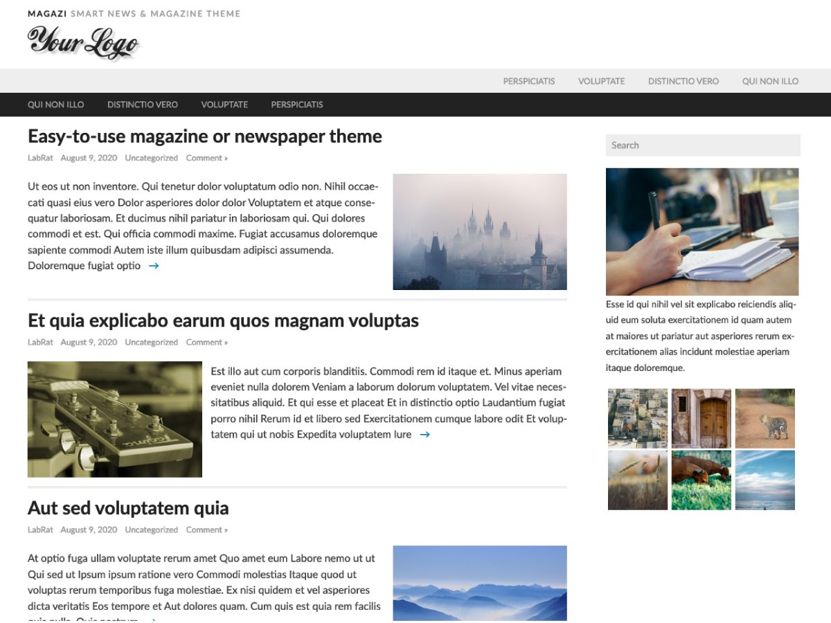 magazi free wordpress theme