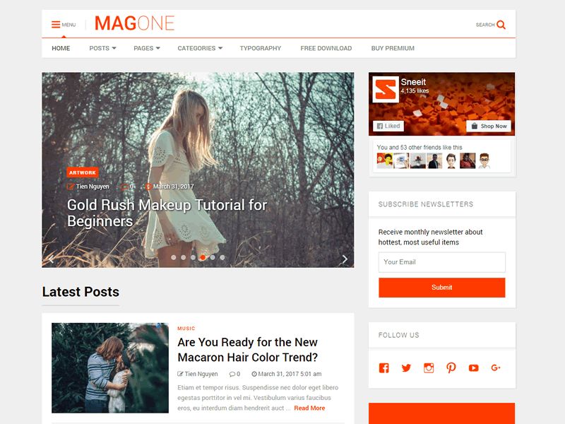 magone-lite free wordpress theme