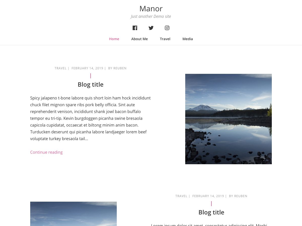 manor free wordpress theme