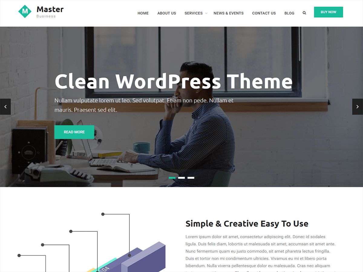 master-business free wordpress theme