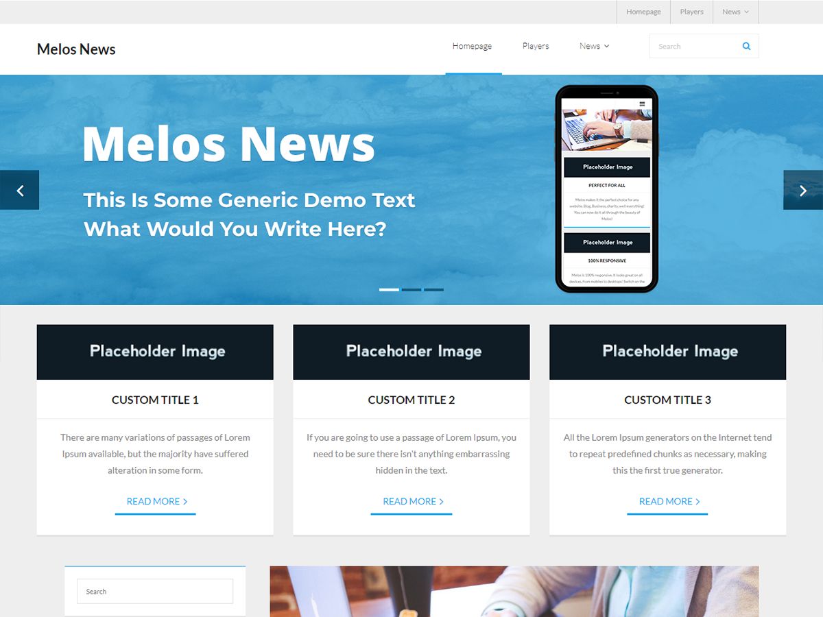 melos-news free wordpress theme