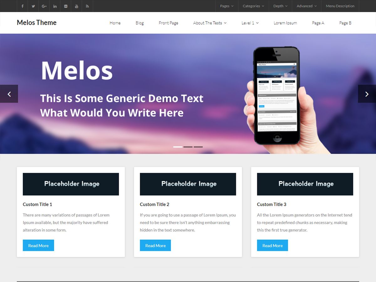 melos free wordpress theme