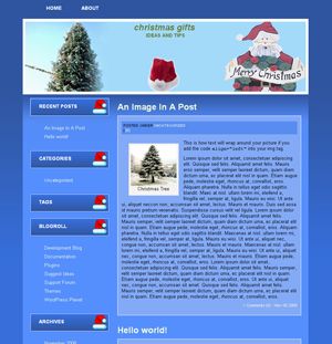 merry-christmas free wordpress theme