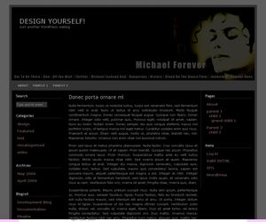 michael-forever free wordpress theme