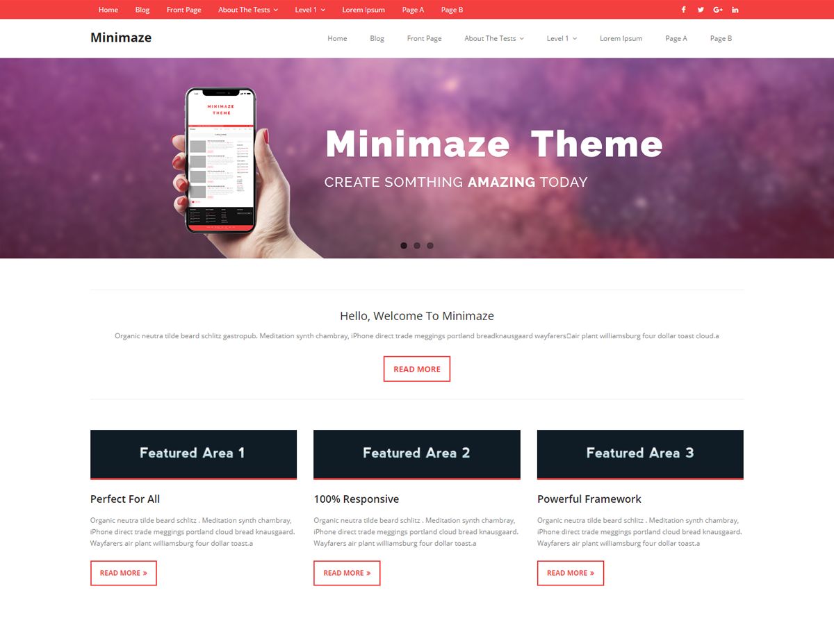 minamaze-magazine free wordpress theme