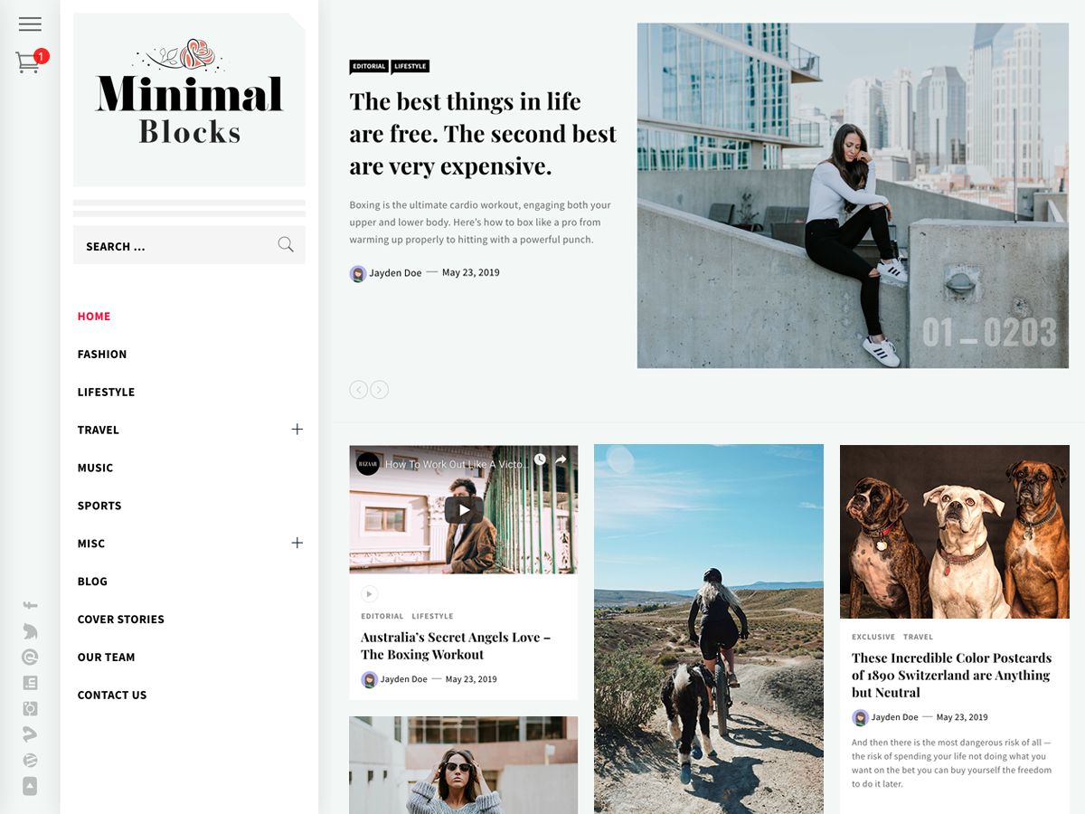 minimal-blocks free wordpress theme