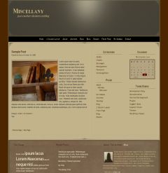 miscellany free wordpress theme