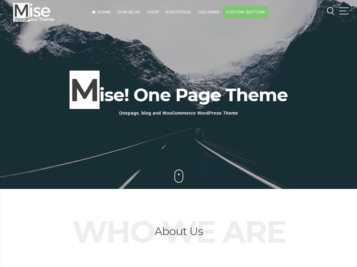mise free wordpress theme