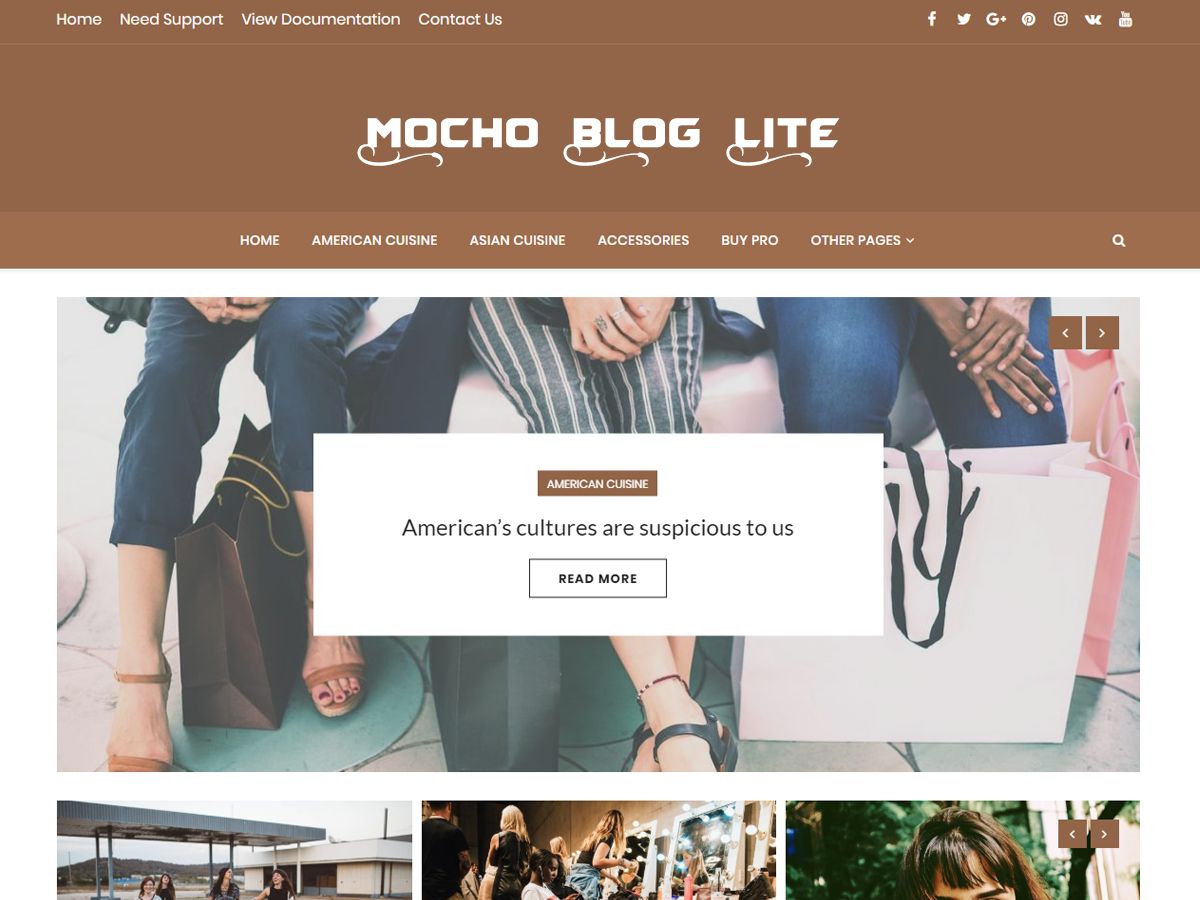 mocho-lite free wordpress theme