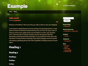modern-green-theme free wordpress theme