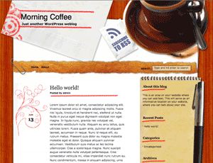 morning-coffee free wordpress theme