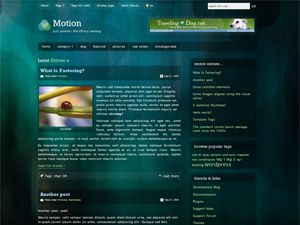 motion free wordpress theme