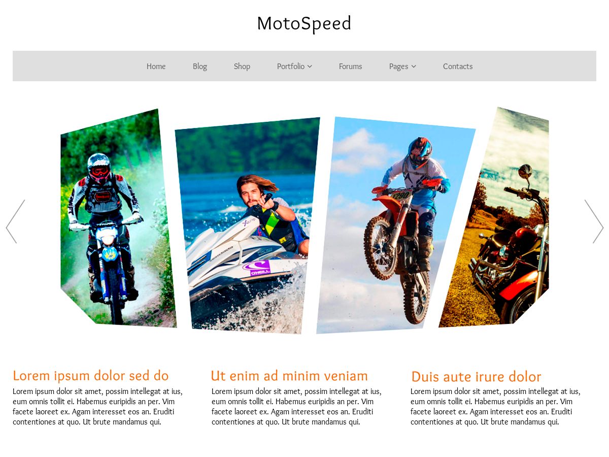 motospeed free wordpress theme