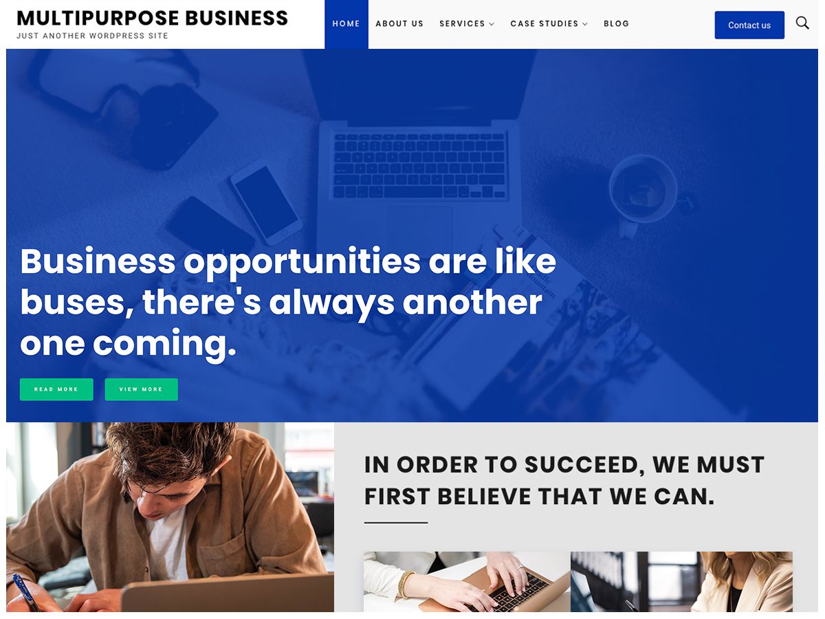 multipurpose-business free wordpress theme
