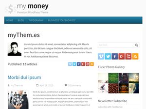 my-money free wordpress theme