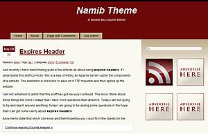 namib free wordpress theme