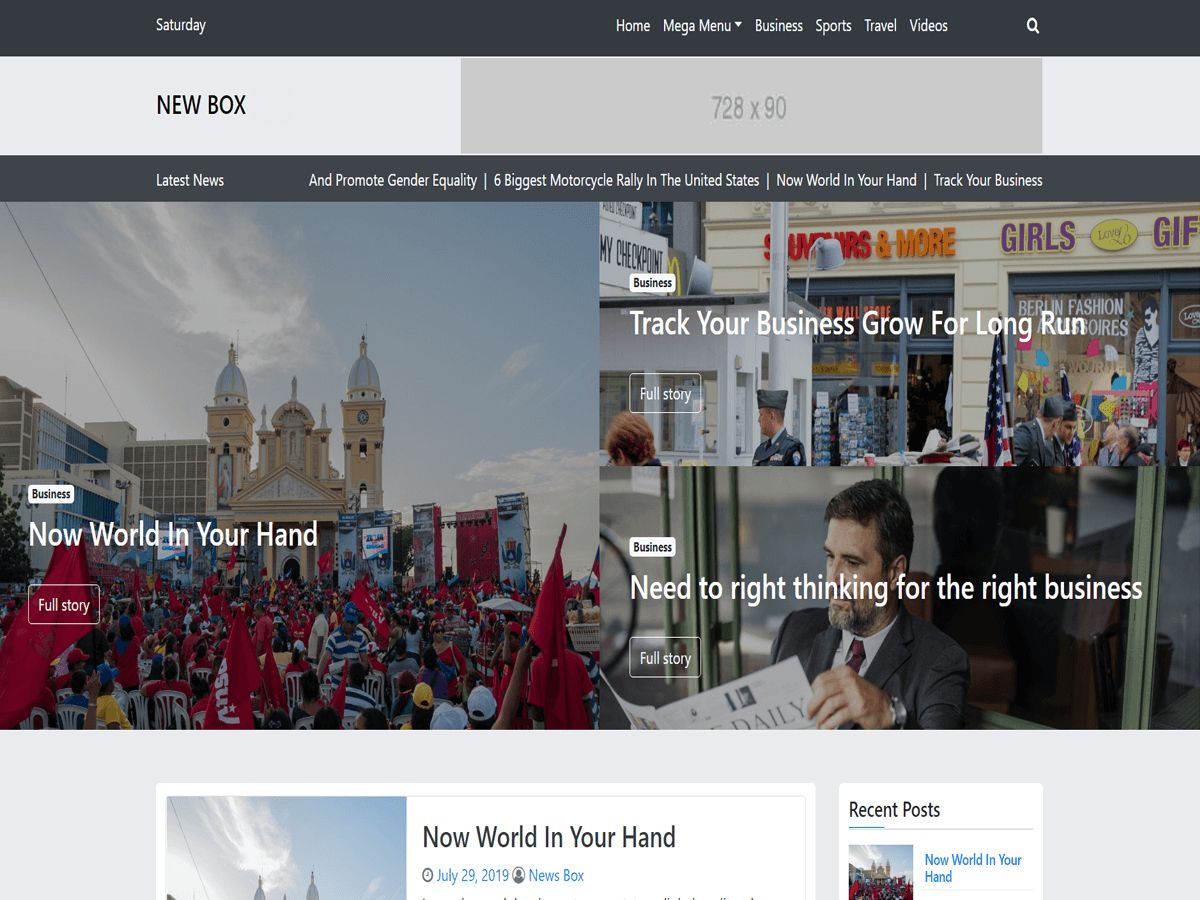 news-box free wordpress theme