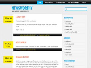 newsworthy free wordpress theme