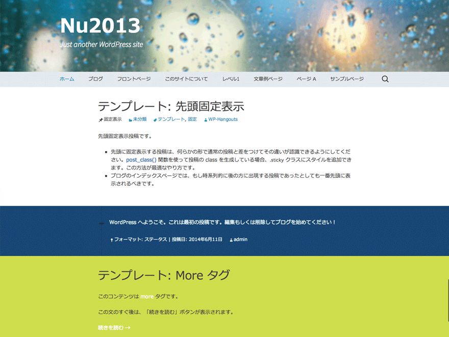 nu2013 free wordpress theme