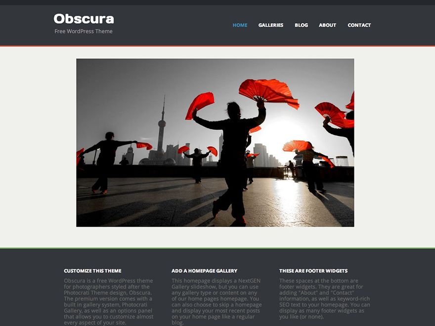 obscura free wordpress theme