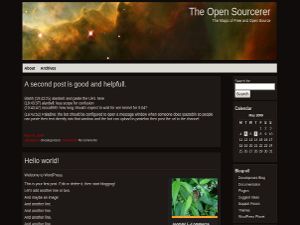 open-sourcerer free wordpress theme