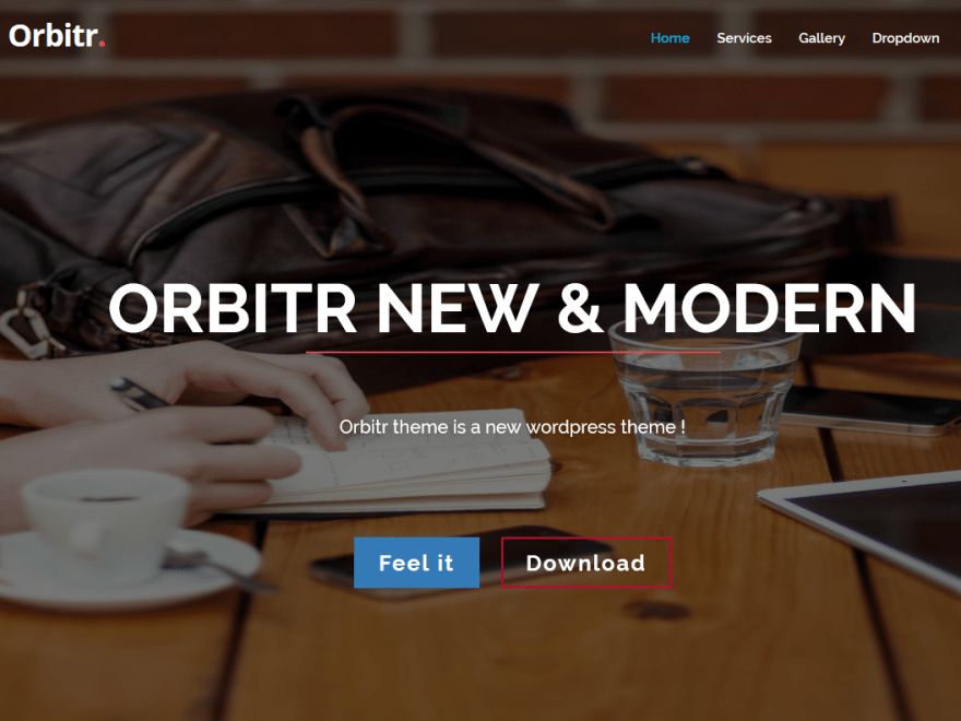 orbitr free wordpress theme