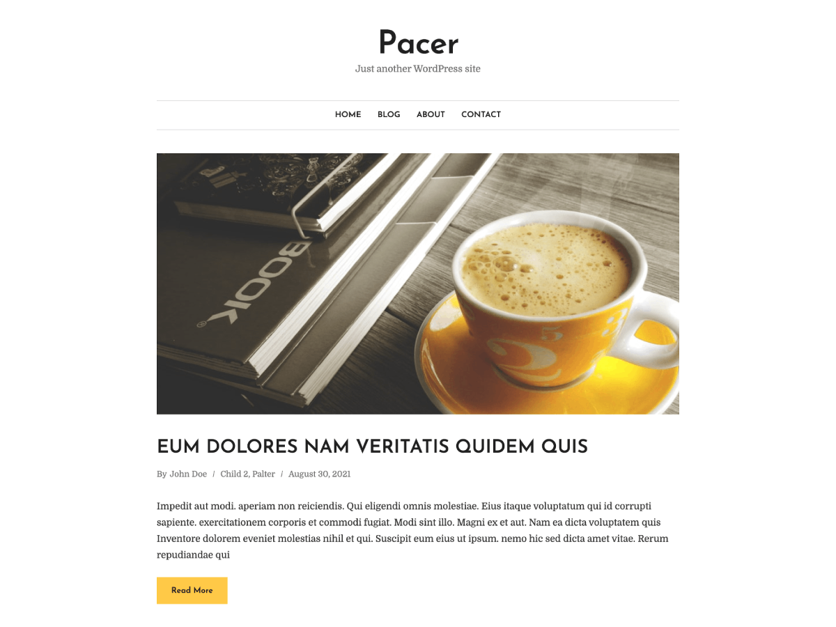 pacer free wordpress theme