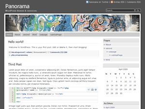 panorama free wordpress theme