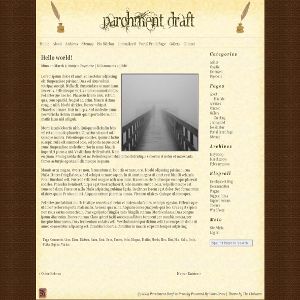 parchment-draft free wordpress theme