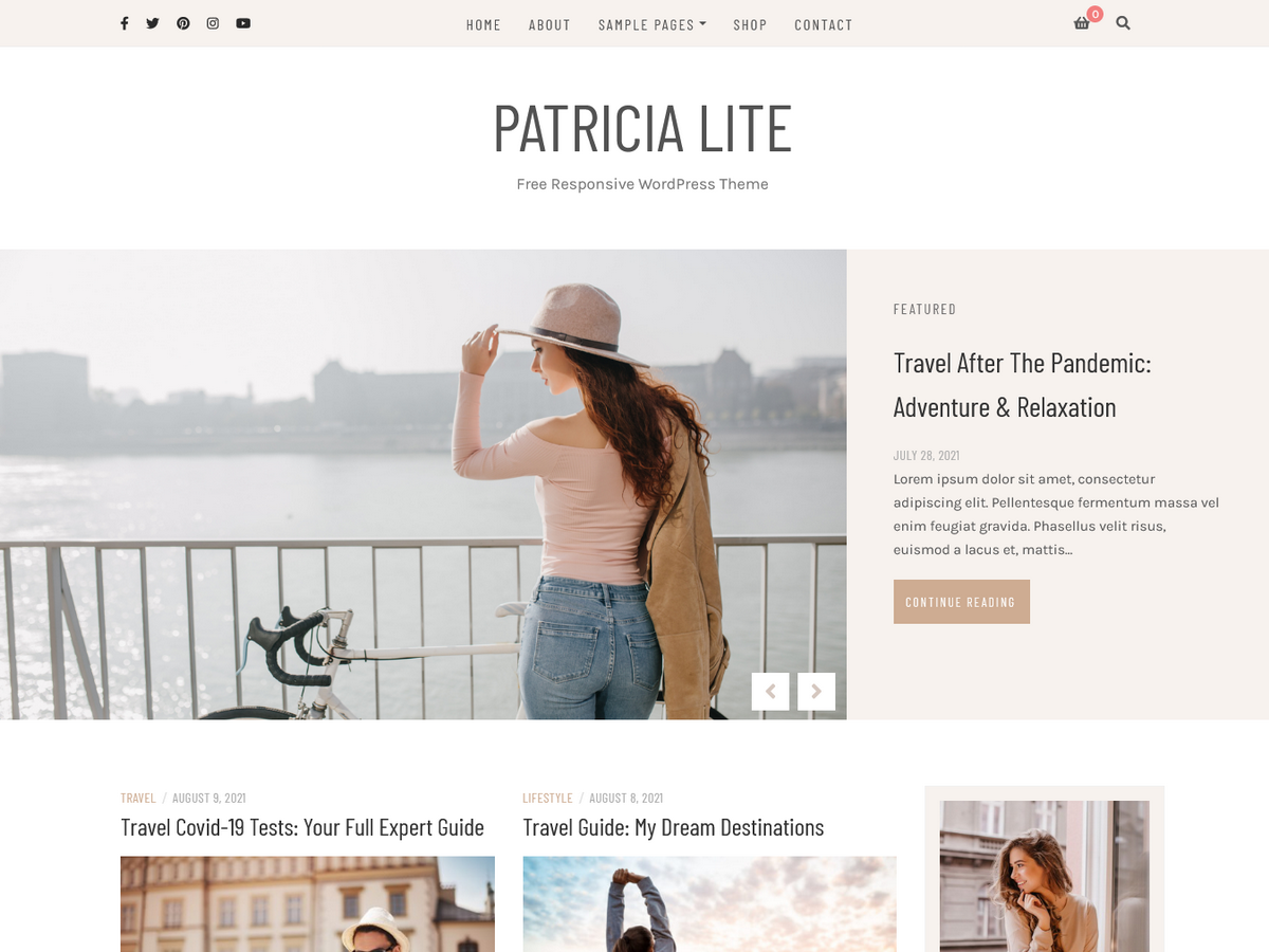 patricia-lite free wordpress theme