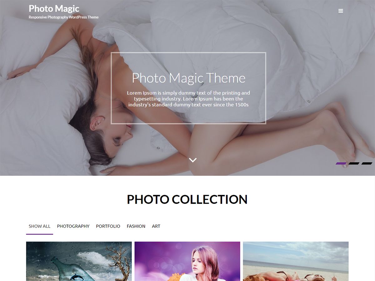 photo-magic free wordpress theme