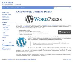 php-ease free wordpress theme